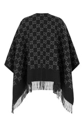 Mantella in lana ricamata -  | Wise