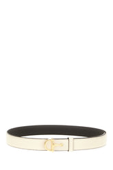 Chalk leather belt -  | Wise