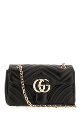 Borsa a spalla GG Marmont piccola in nappa nera -  | Wise