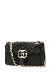 Borsa a spalla GG Marmont piccola in nappa nera -  | Wise