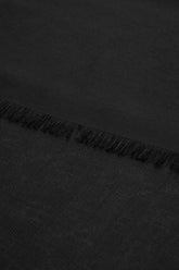 Black silk blend scarf -  | Wise