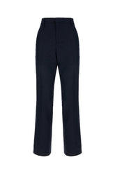 Pantalone in misto poliestere blu notte -  | Wise