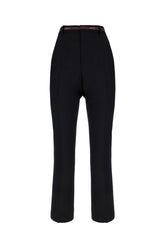 Midnight blue wool pants -  | Wise