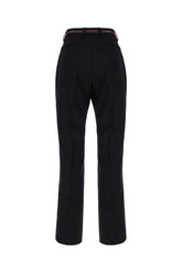 Midnight blue wool pants -  | Wise