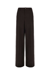 Pantalone in seta cioccolato -  | Wise