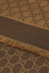 Two-tone silk blend scarf -  | Wise