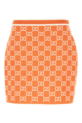 Embroidered cotton mini skirt -  | Wise