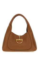 Brown leather Softbit handbag -  | Wise