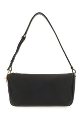 Black leather medium Gucci Half Horsebit shoulder bag -  | Wise
