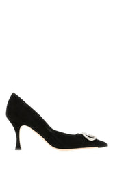 Black suede pumps -  | Wise