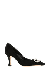 Black suede pumps -  | Wise