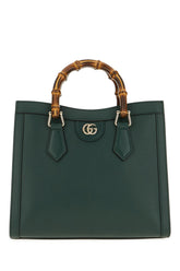 Borsa a mano Diana media in pelle verde scuro -  | Wise