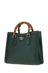 Borsa a mano Diana media in pelle verde scuro -  | Wise