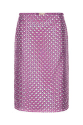 Printed silk skirt -  | Wise