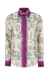 Blusa in seta stampata -  | Wise