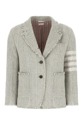 Giacca in misto cotone grigio -  | Wise