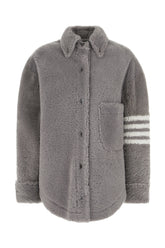 Giubbino in montone grigio -  | Wise