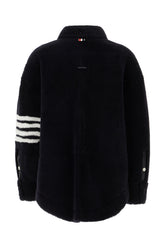 Giubbino in montone blu notte -  | Wise