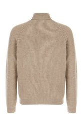 Cappuccino wool blend sweater -  | Wise