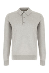 Grey silk blend sweater -  | Wise