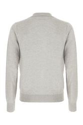 Grey silk blend sweater -  | Wise