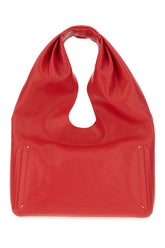 Red leather shoulder bag -  | Wise