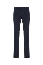 Pantalone in misto cotone stretch blu notte -  | Wise