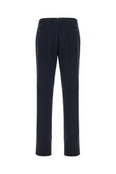 Pantalone in misto cotone stretch blu notte -  | Wise