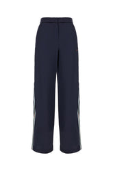 Pantalone jogging in misto acetato blu notte -  | Wise