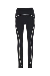 Leggings in nylon stretch nero -  | Wise