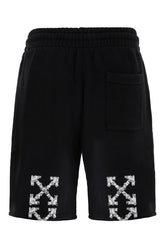 Black cotton bermuda shorts -  | Wise