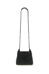 Black leather mini Libra crossbody bag -  | Wise