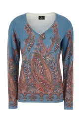 Embroidered silk blend sweatshirt -  | Wise