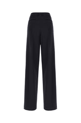 Pantalone Lola in lana stretch blu notte -  | Wise