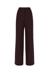 Pantalone in lana stretch melanzana -  | Wise