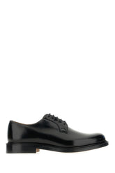 Black leather Shannon lace-up shoes -  | Wise