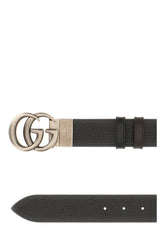 Black leather reversible belt -  | Wise