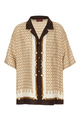 Blusa in seta stampata -  | Wise