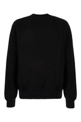 Black cotton sweatshirt -  | Wise