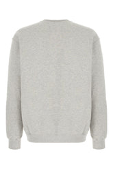 Melange grey cotton sweatshirt -  | Wise
