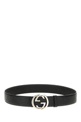 Black leather reversible belt -  | Wise