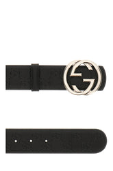 Black leather reversible belt -  | Wise