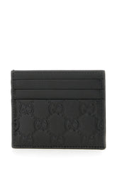 Black leather card holder -  | Wise