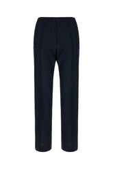 Navy blue tech panama pants -  | Wise