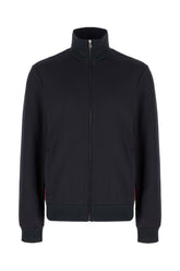 Midnight blue polyester blend sweatshirt -  | Wise