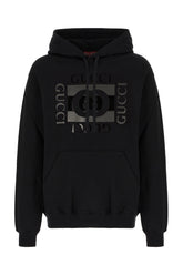 Black cotton sweatshirt -  | Wise