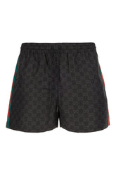 Black nylon swimming shorts -  | Wise