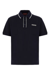 Midnight blue piquet polo shirt -  | Wise