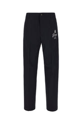 Midnight blue cotton pants -  | Wise