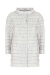 Light grey nylon down jacket -  | Wise